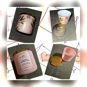 Stylish EMPTY Candle Jars for Storage and Decoration